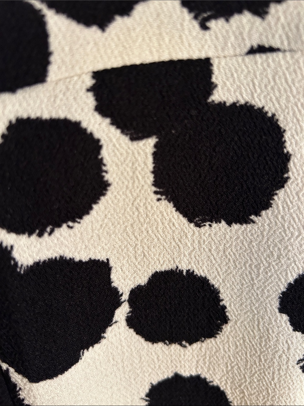 Who What Wear Black & White Polka Dot Sleeveless Midi Dress - Picture 5 of 5
